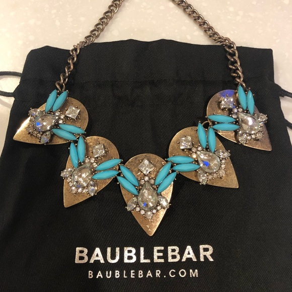 BaubleBar Turquoise Statement Necklace - Picture 2 of 3